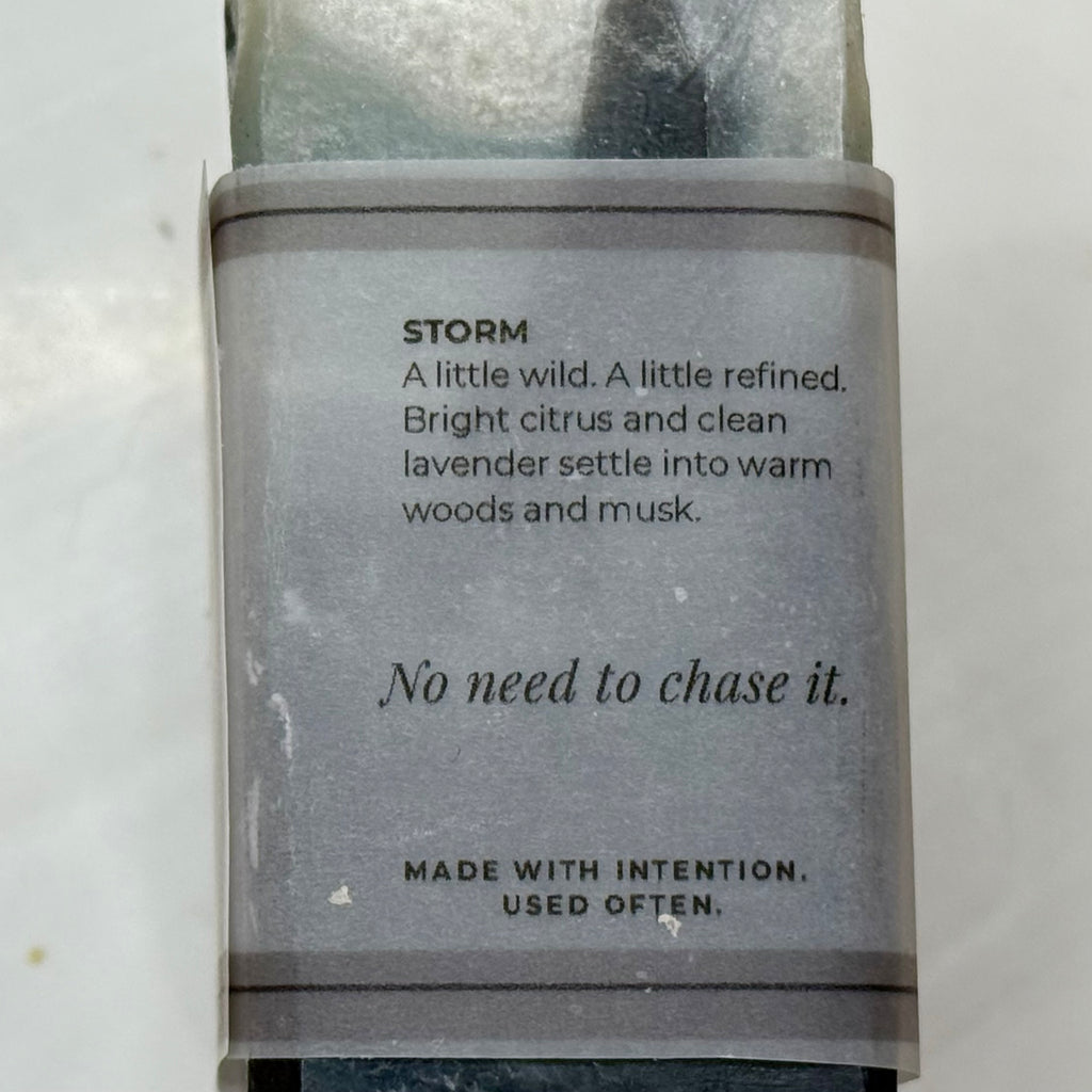 STORM- Tallow Soap with Activated Charcoal