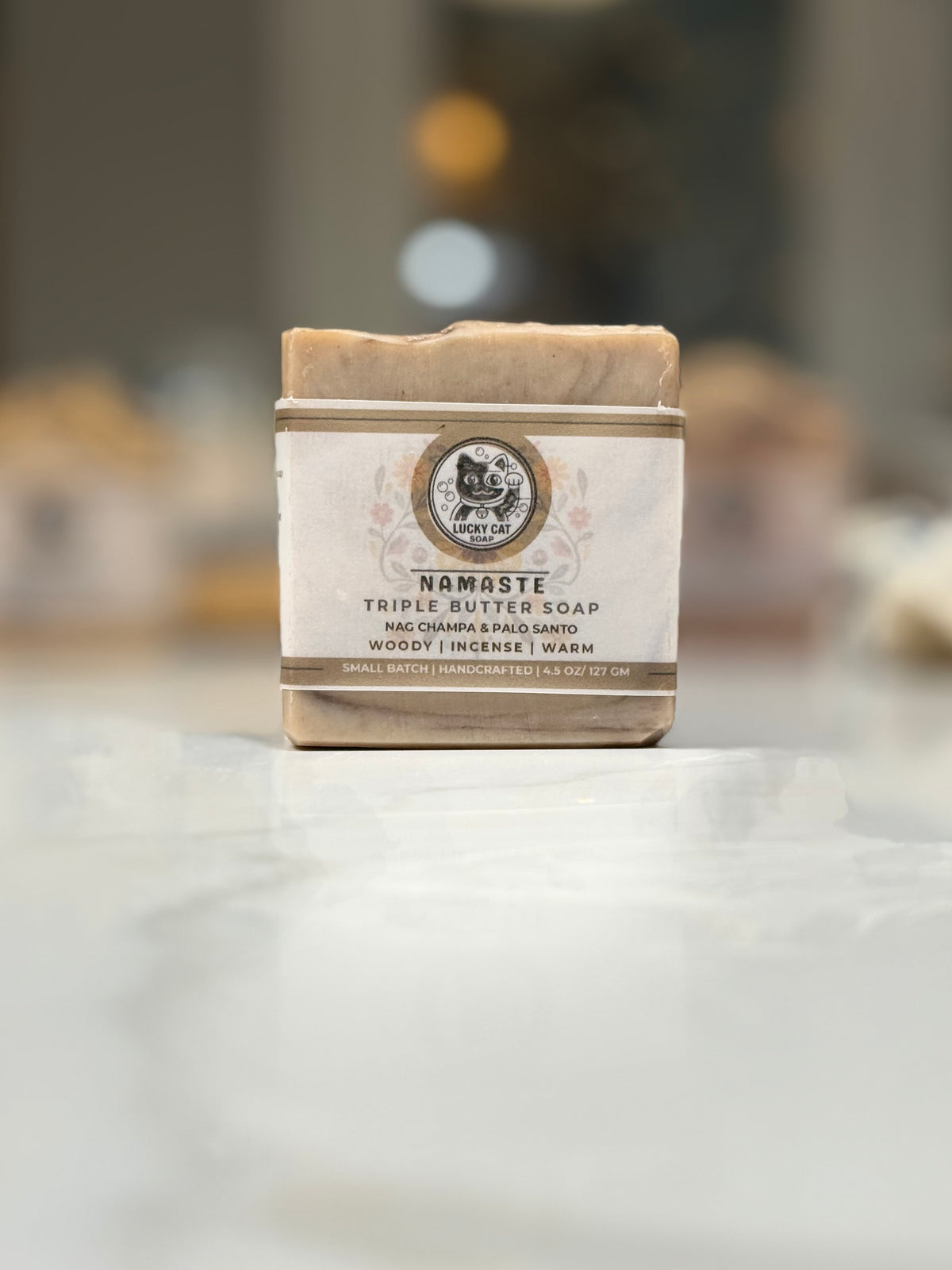 Namaste- Nag Champa + Palo Santo Triple Butter Soap
