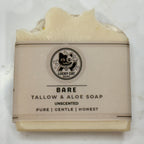 BARE- Tallow Soap with Aloe- Scent Free