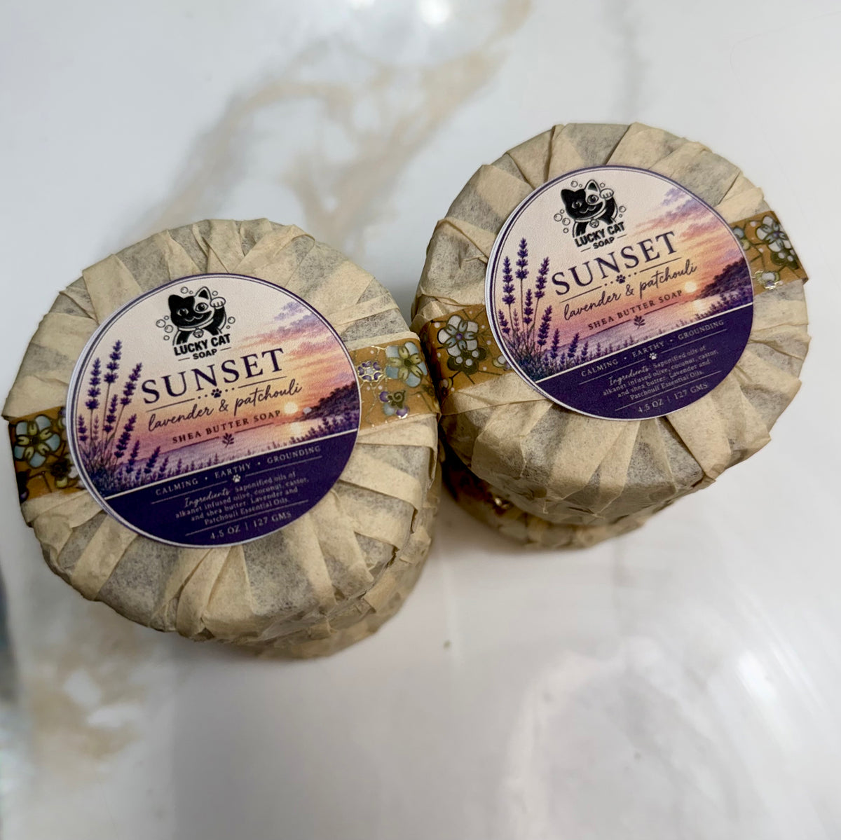 Sunset- Lavender Shea Butter Soap