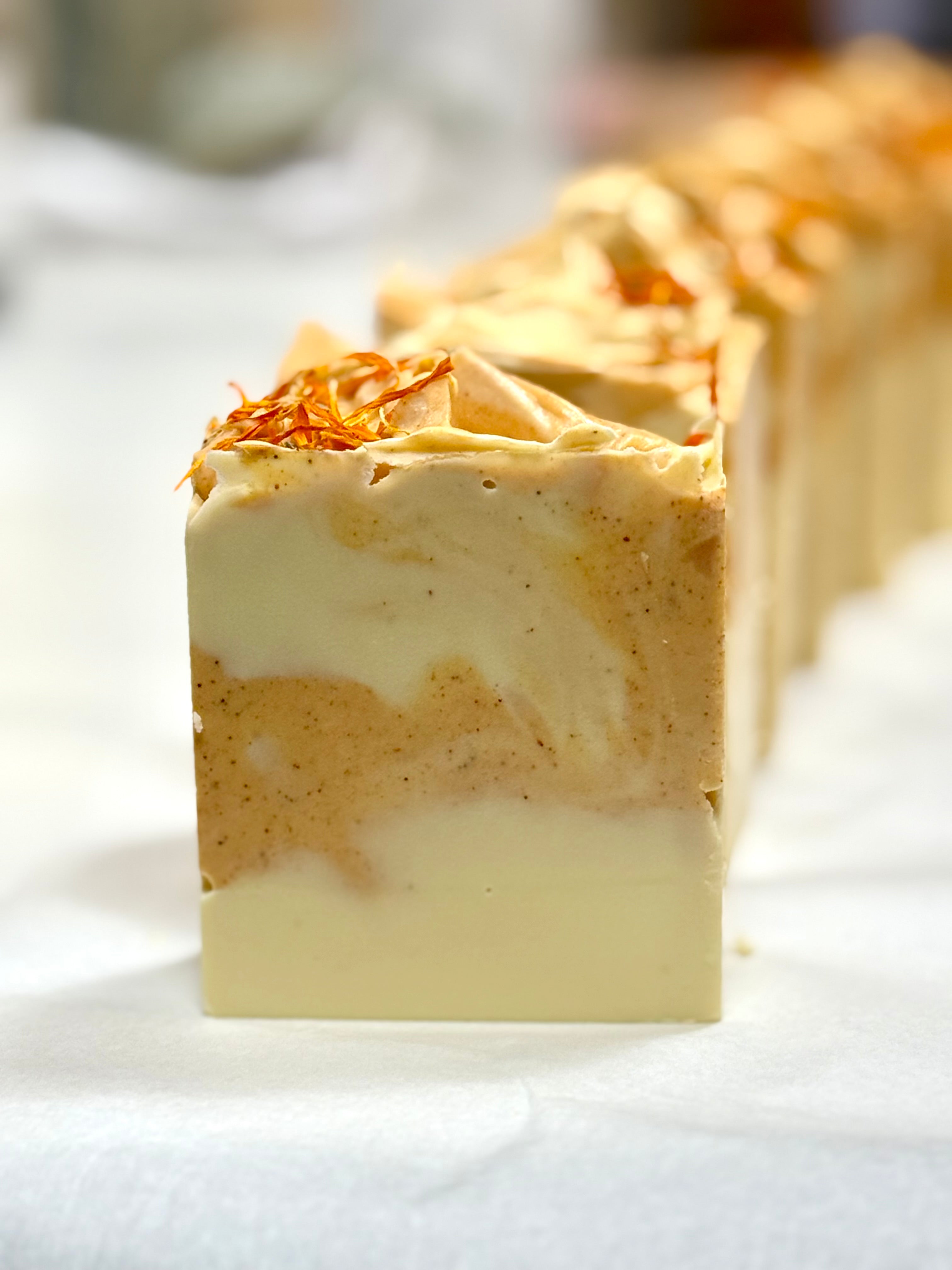 SUNLIT- Orange Blossom Goat Milk Soap