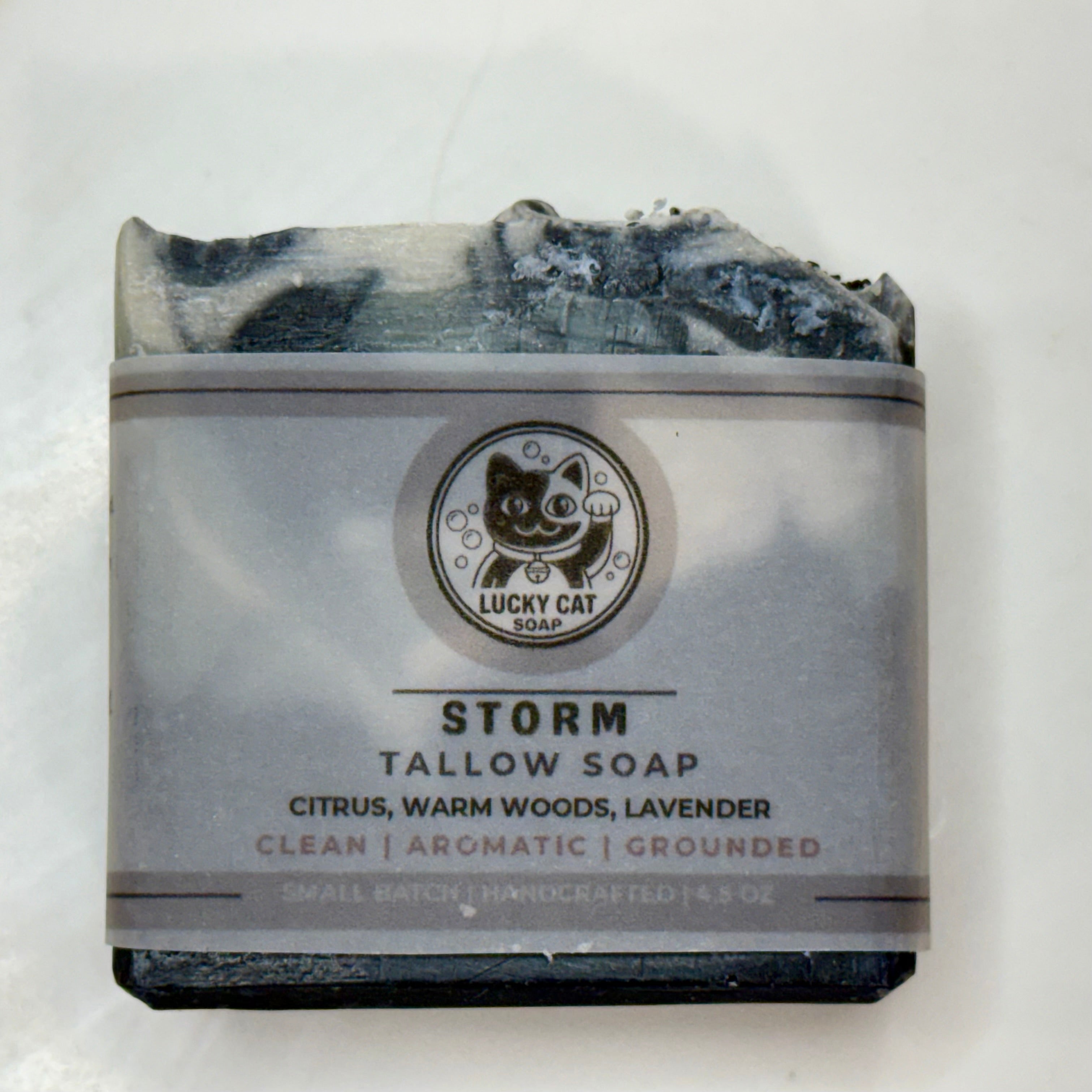 STORM- Tallow Soap with Activated Charcoal