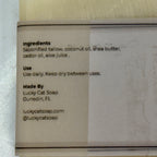 BARE- Tallow Soap with Aloe- Scent Free