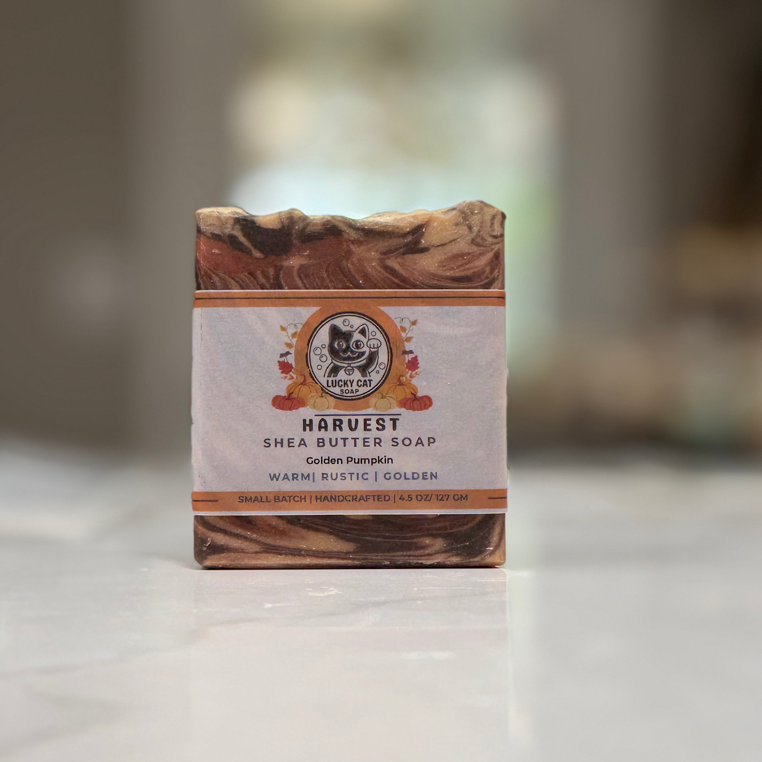 Harvest- Golden Pumpkin Shea Butter Soap