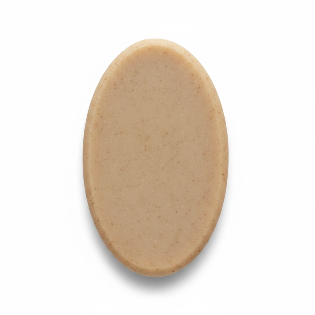 Oval grapefruit salt soap 